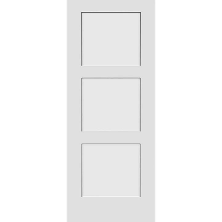 3- Panel Shaker Solid Interior Door