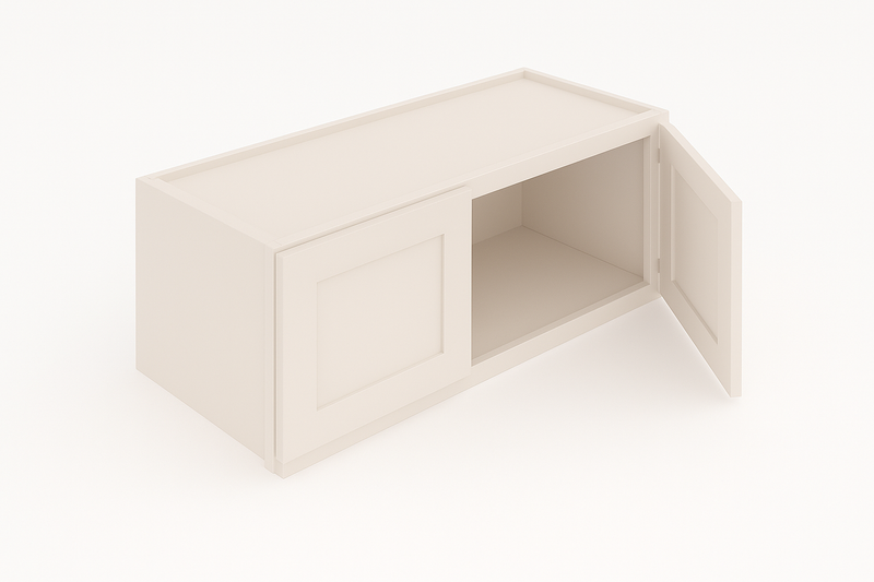 24" Wall Cabinet- 2 Door - 18" Height