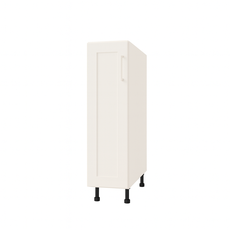 9" Wide Base Cabinet - Painted Doors