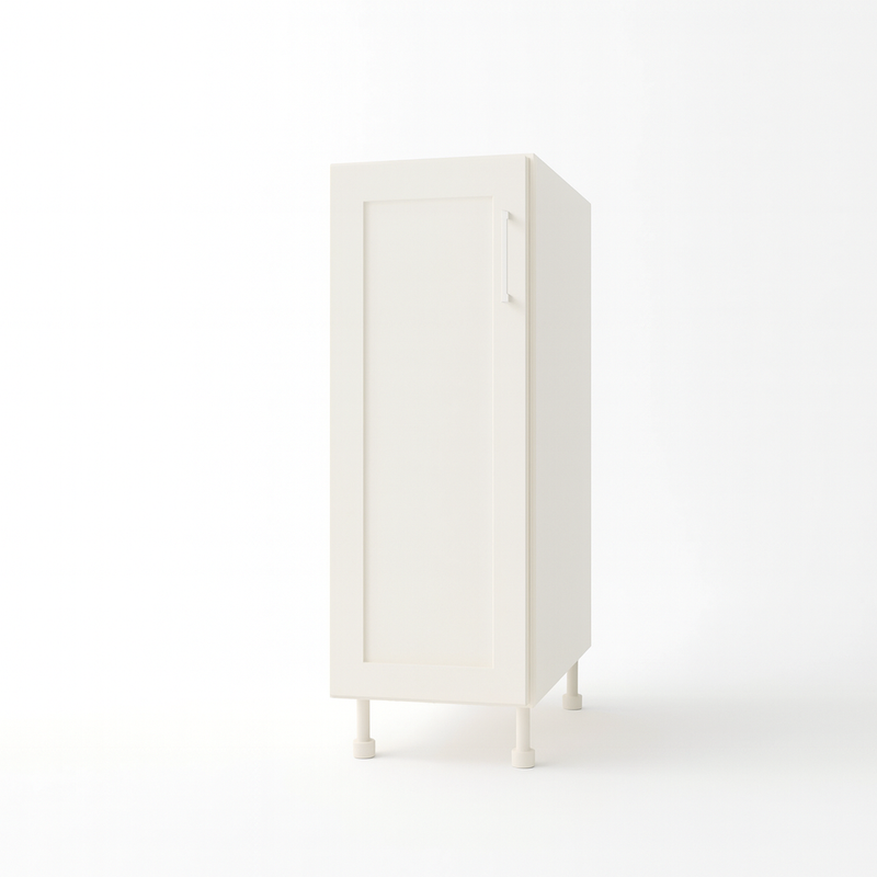 15" Wide Base Cabinet - Painted Doors