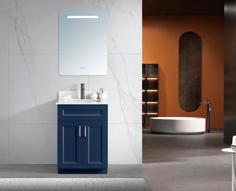 24" Classic Series Freestanding Solid Wood Vanity- 2 Doors