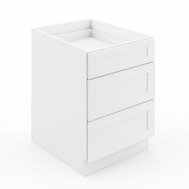 12" Base Cabinet- 3 Drawers