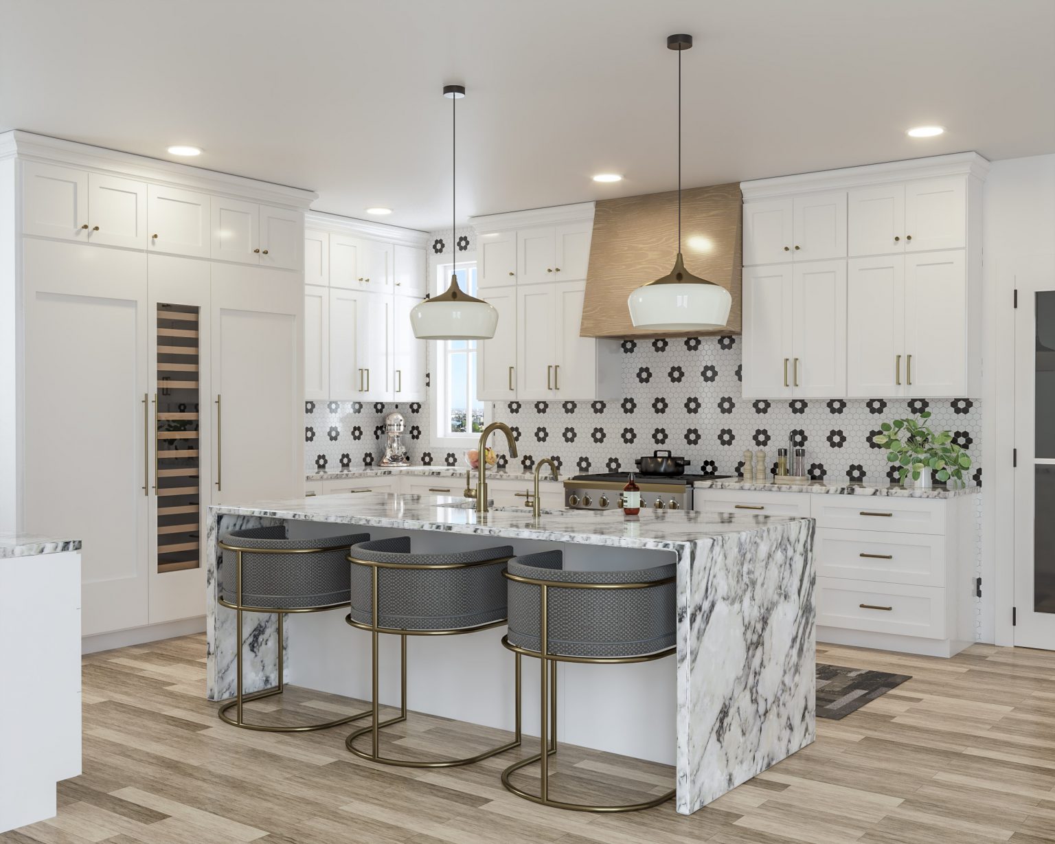 Modern kitchen wall cabinets Canada