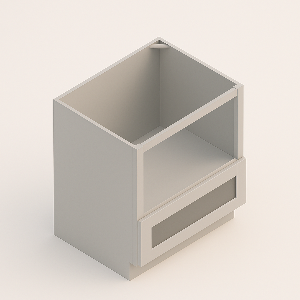 24" Microwave Base Cabinet- One Drawer