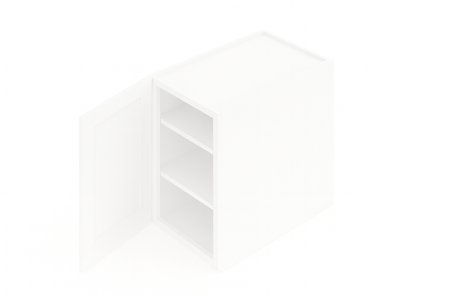 9" Wall Cabinet- 2 Door - 30" Height