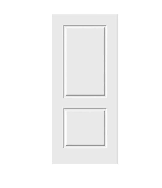 Fire-Rated 2-Panel Raised Edge Solid Interior Door