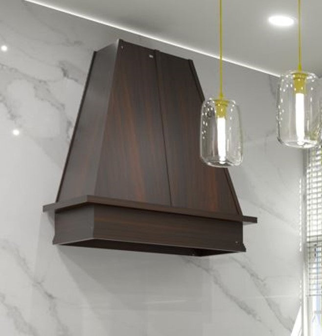 Custom Flared Wood Canopy for Kitchens