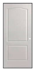 2 Panel Raised Arch Shaker Solid Fire Rated Interior Door