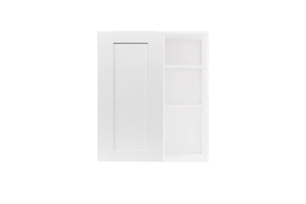 27″ Wall Blind Corner White Shaker Cabinet