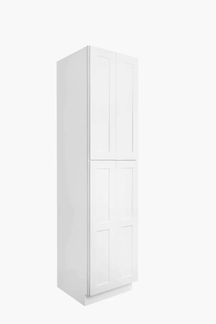 24″ Pantry / Utility White Shaker Cabinet