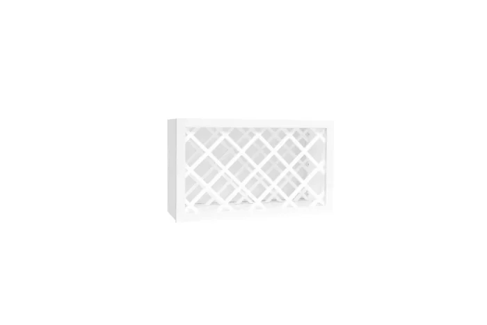 30″ Wine Rack White Shaker