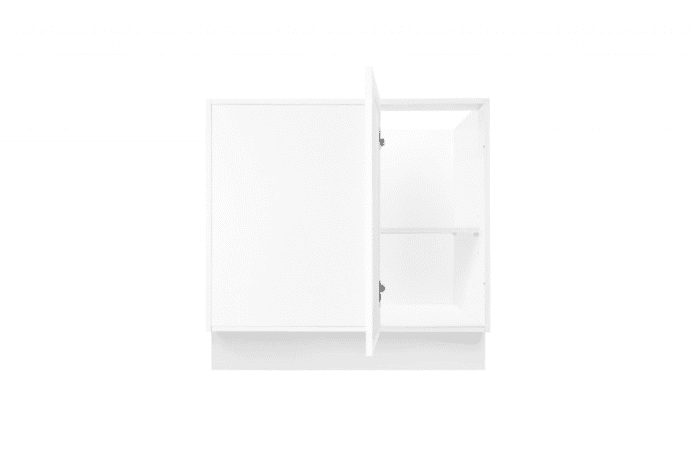 42″ Blind Base Corner White Shaker Cabinet